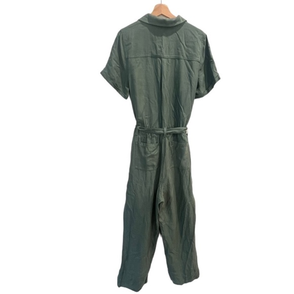 SOFT SURROUNDINGS Getaway Jumpsuit Mallard Green NEW - Picture 7 of 8